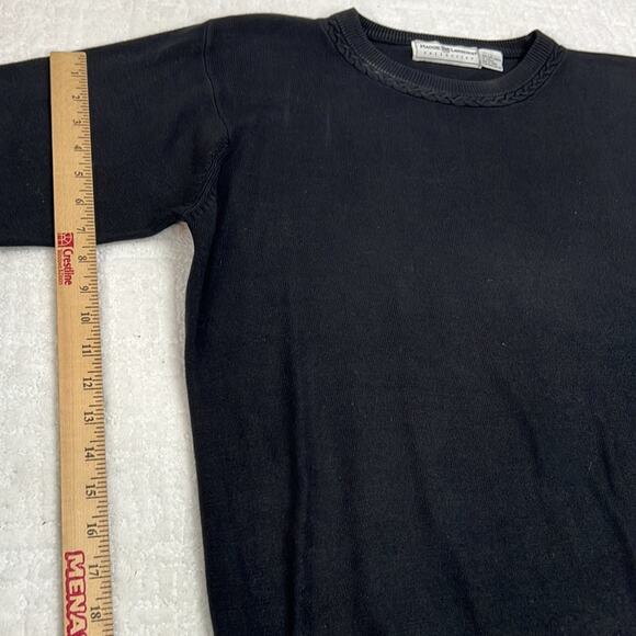 Black Crew Neck Sweater - Picture 6 of 7